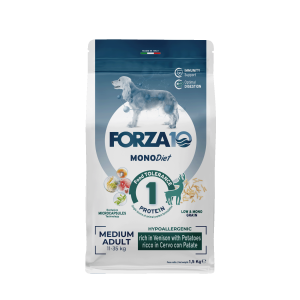 Forza10 Medium Diet with Venison & Potato - sausā barība suņiem 2kg